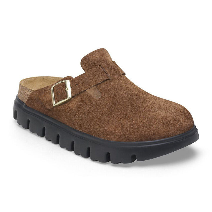 Birkenstock - Boston Chunky - Dark Tea Suede