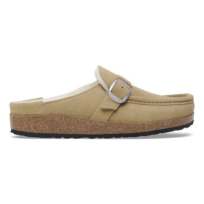 Birkenstock - Buckley Shearling - Taupe Suede Leather