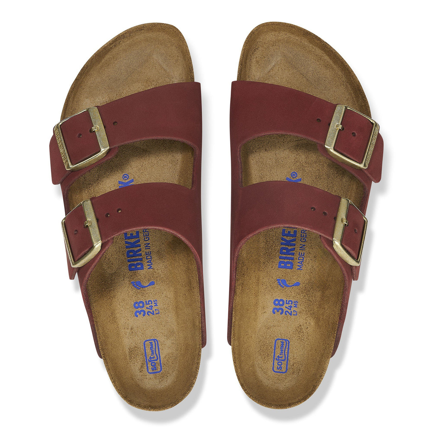 Birkenstock - Arizona Soft - Zinfandel Nubuck Leather