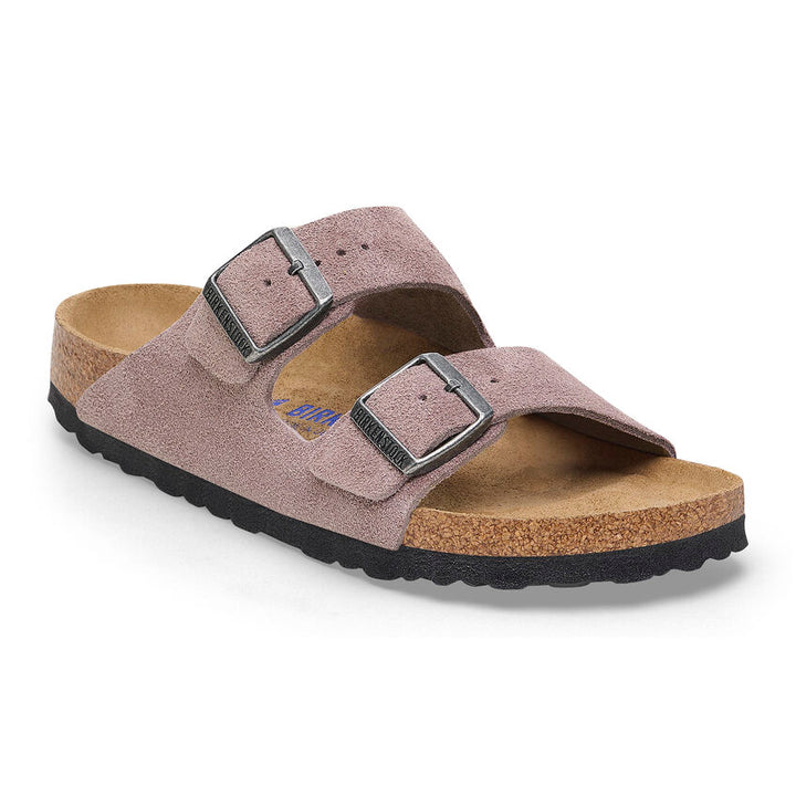 Birkenstock - Arizona Soft - Faded Purple Suede Leather