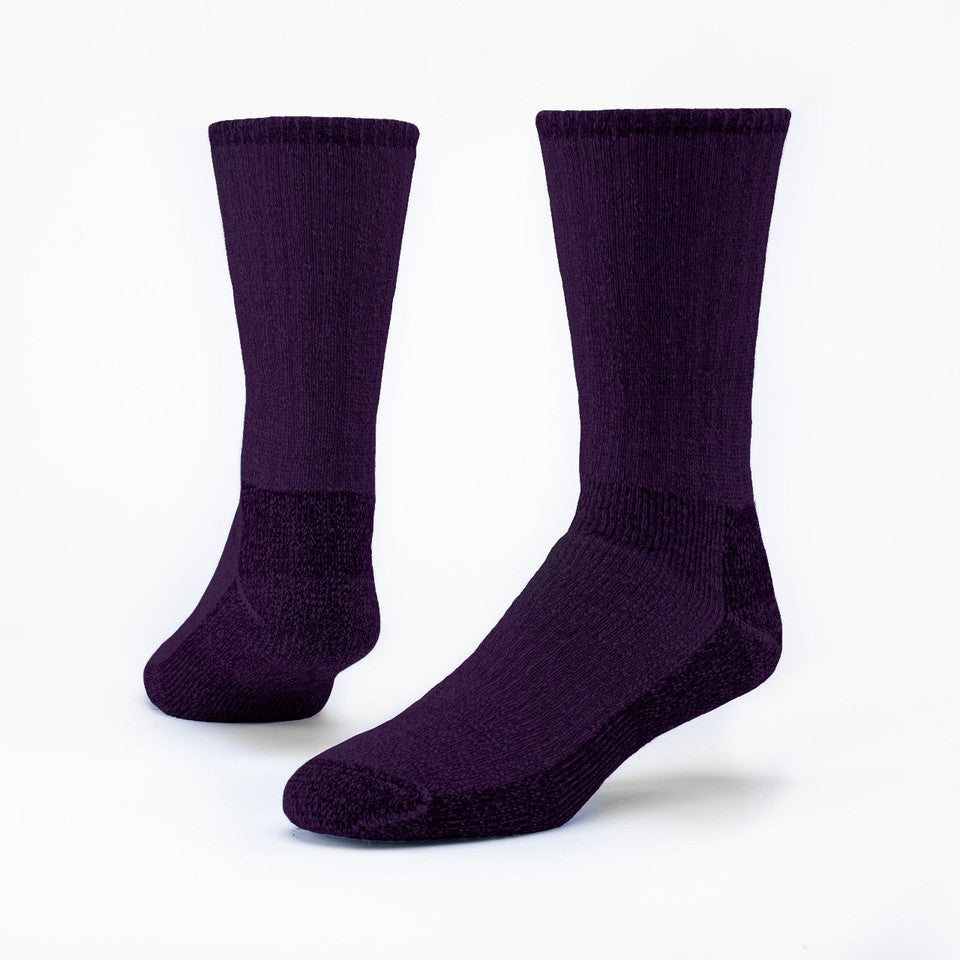 Maggie's Organics - Mountain Hiker Organic Wool Socks - Dark Purple