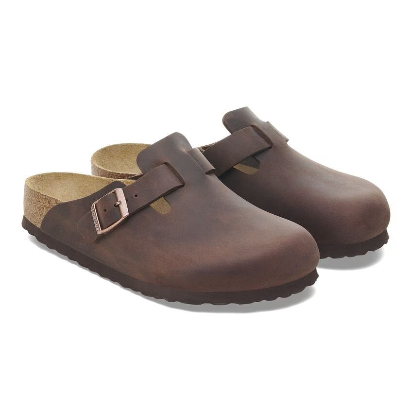 Birkenstock - Boston Soft - Habana Oiled Leather