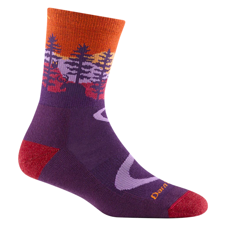 Darn Tough - Women's Northwoods Micro Crew Midweight Hiking Sock - Nightshade