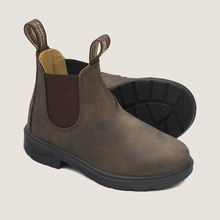 Blundstone - Kids Chelsea Boot Leather Lined - Rustic Brown