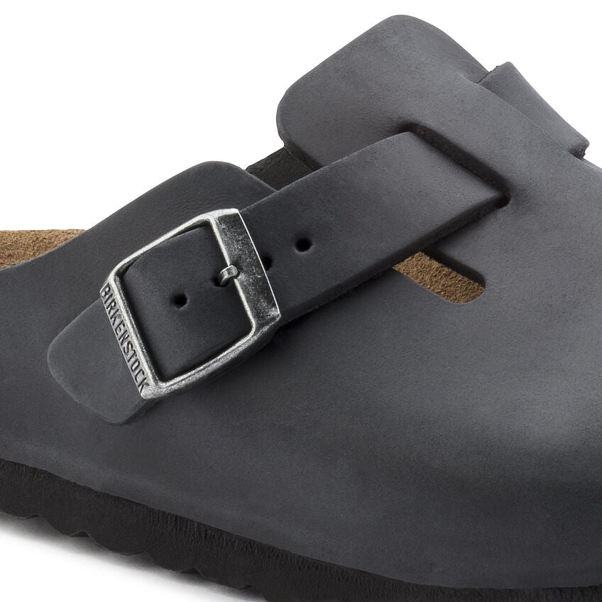 Birkenstock - Boston - Black Oiled Leather