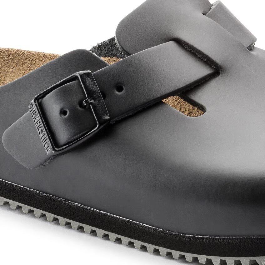 Birkenstock - Boston Super Grip - Black Leather