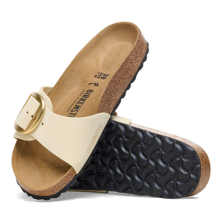 Birkenstock - Madrid Big Buckle - Ecru Nubuck Leather