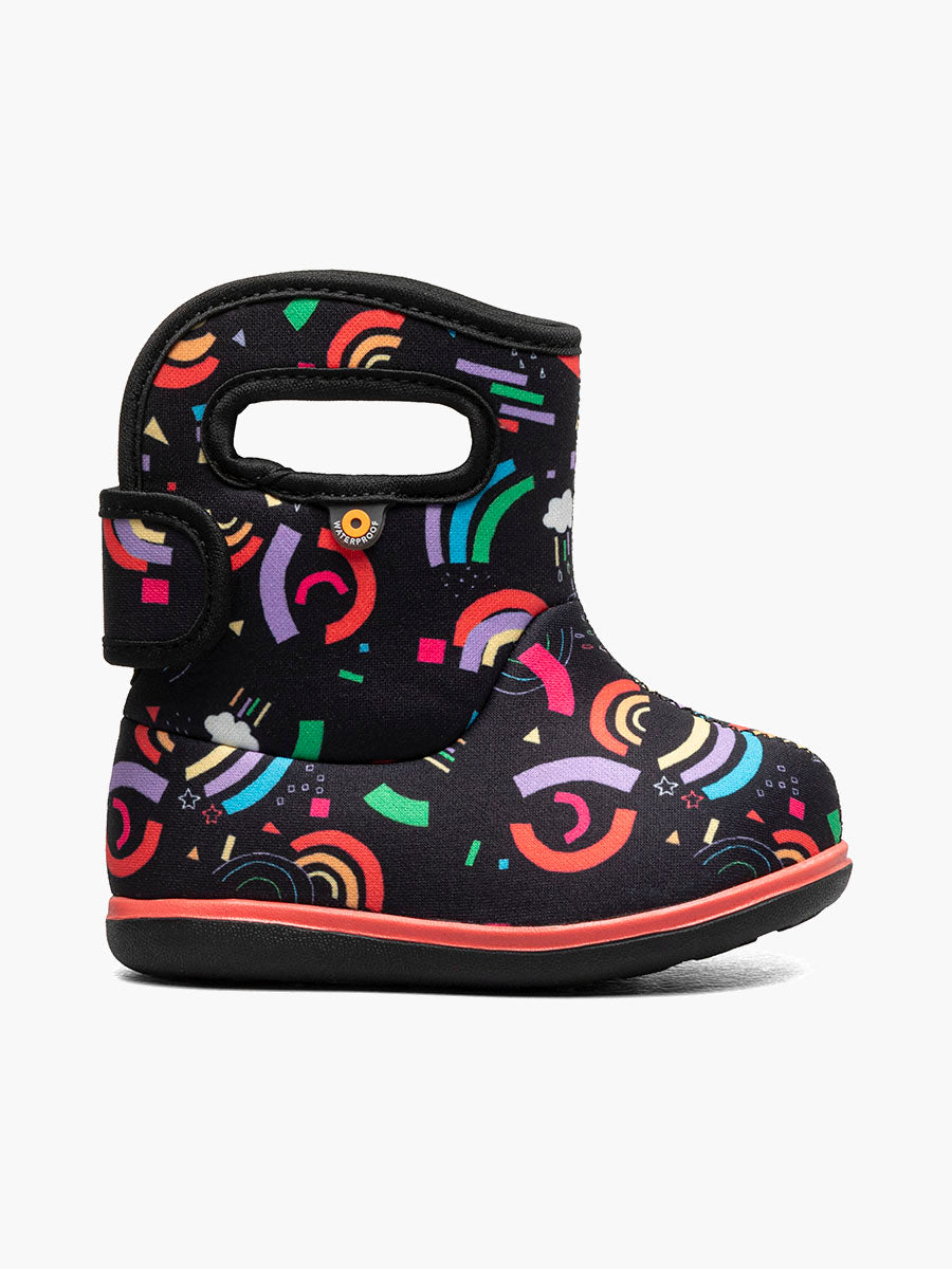 Bogs Baby II - Rainbow Fun - Black Multi