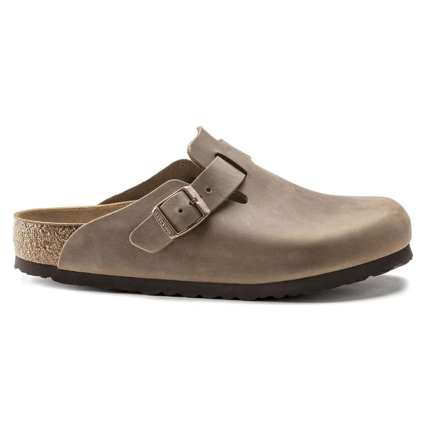 Birkenstock - Boston - Tobacco Brown Oiled Leather