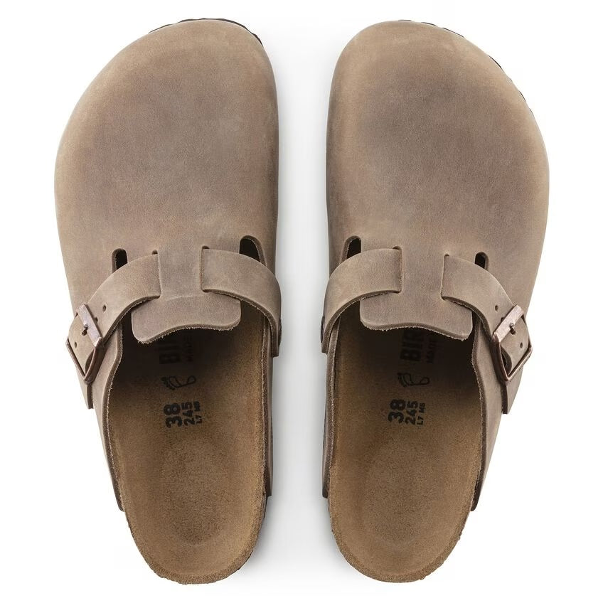 Birkenstock - Boston - Tobacco Brown Oiled Leather