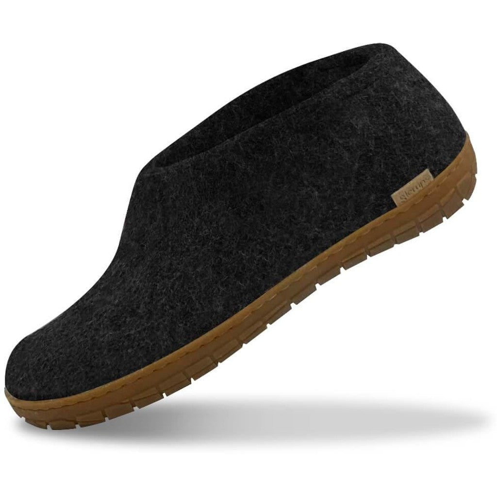 Glerups - The Shoe Honey Rubber Sole - Charcoal