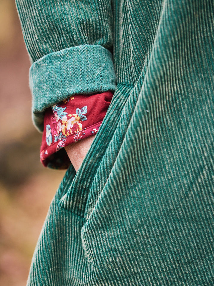 April Cornell - Framer's Corduroy Jacket - Sunwashed Green or Red