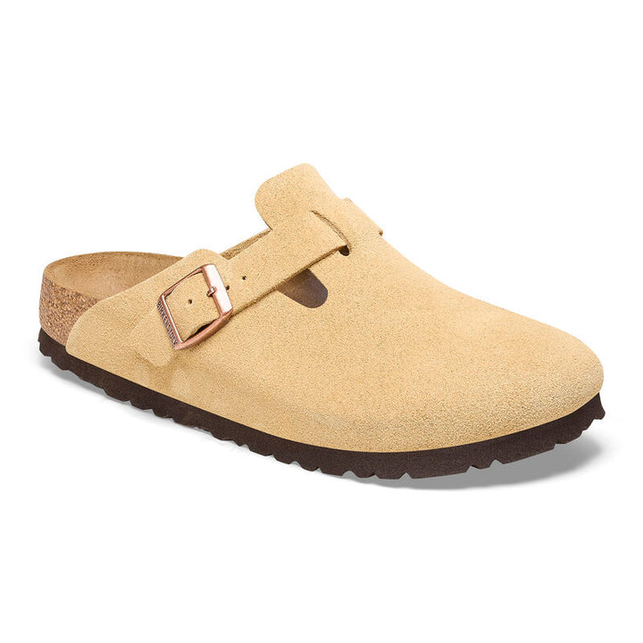 Birkenstock - Boston - Latte Cream Suede