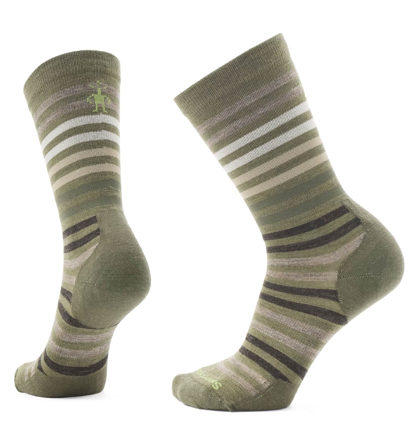 Smartwool - Unisex Everyday Spruce Street Crew Zero Cushion Socks - Chestnut