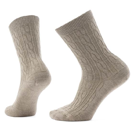 Smartwool - Women's Everyday Cable Crew Socks - Fossil