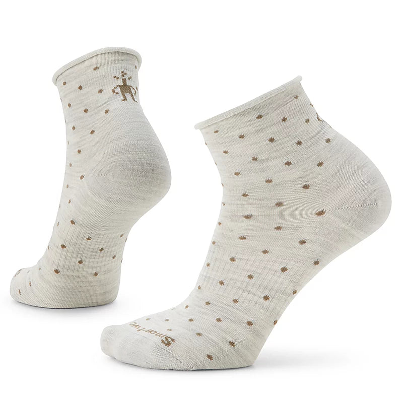 Smartwool - Unisex Everyday Classic Dot Zero Cushion Ankle Socks - Ash