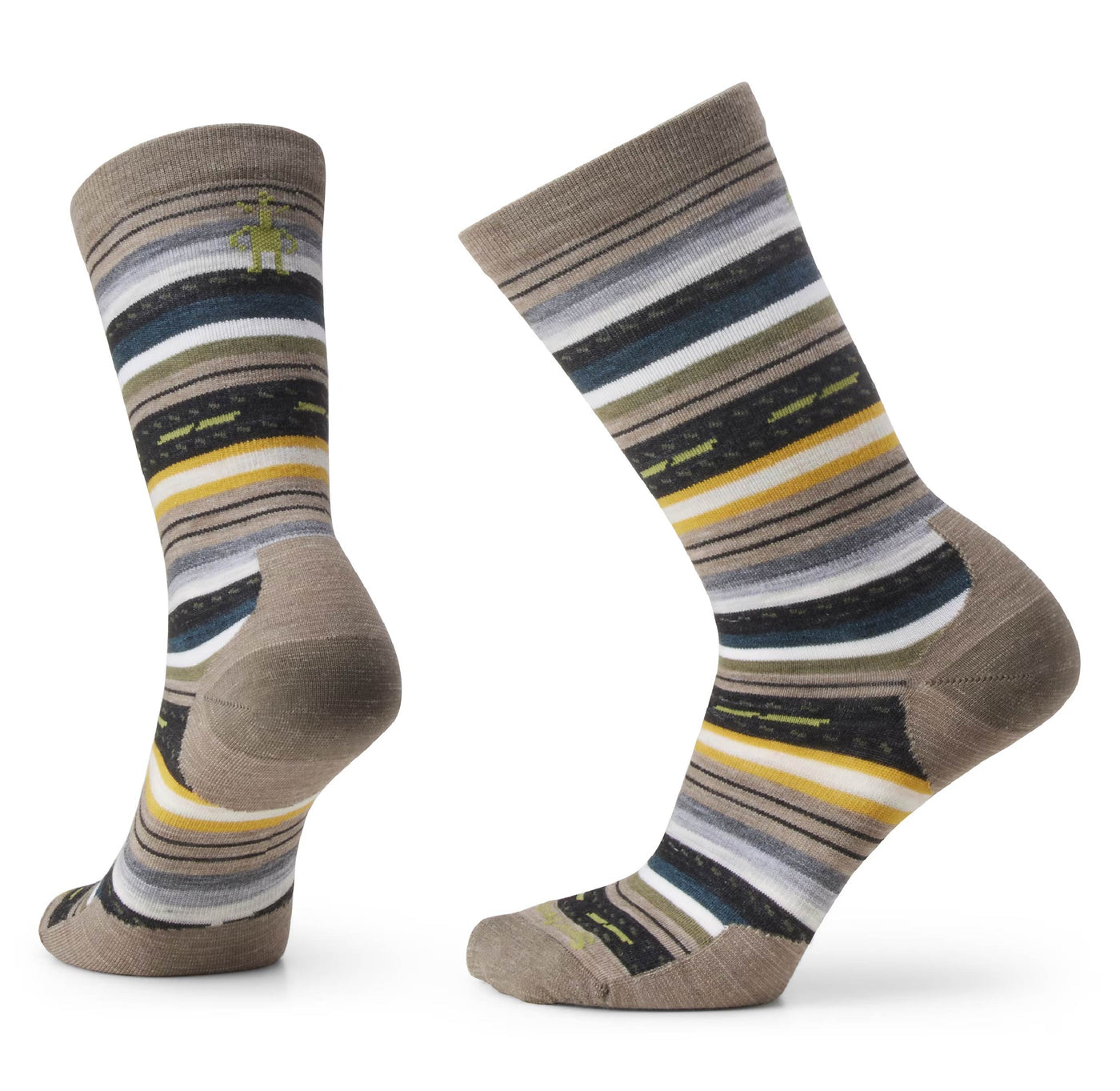 Smartwool - Unisex Margarita Crew Zero Cushion Socks - Fossil