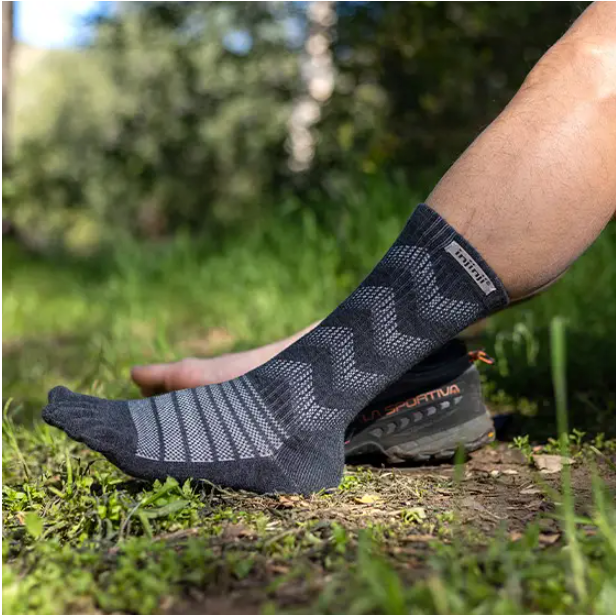 Injinji - Outdoor Midweight Crew - Charcoal Wool