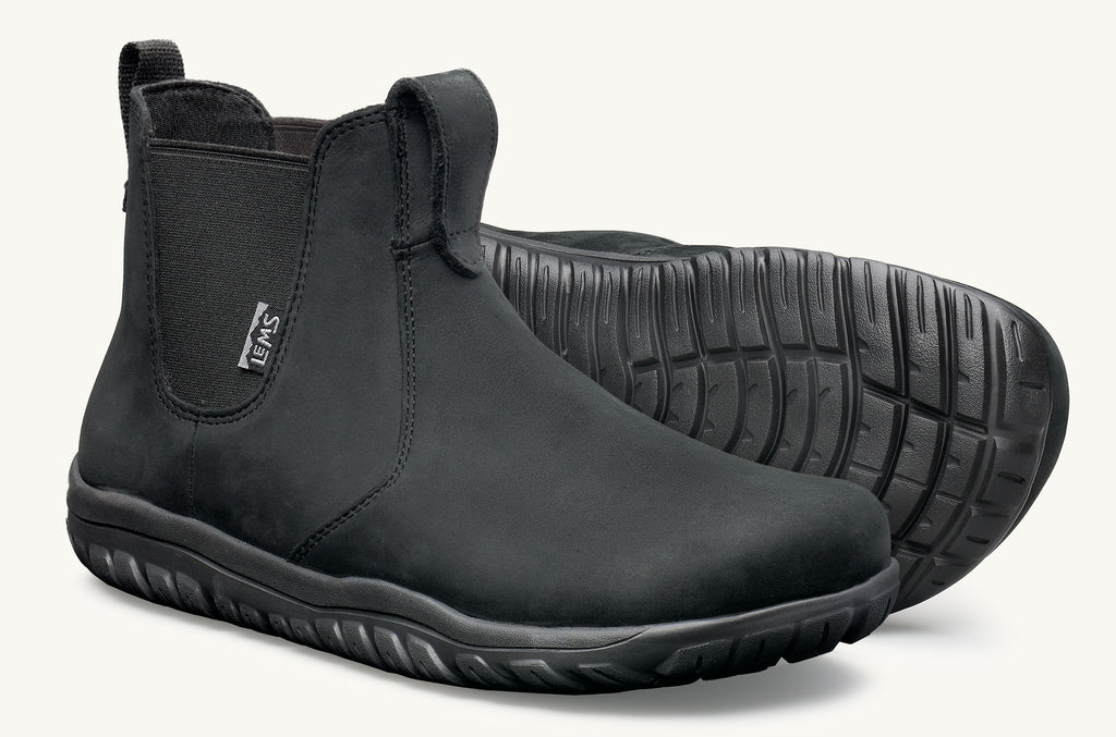 Lems - Waterproof Chelsea Boot - Obsidian Oiled Leather