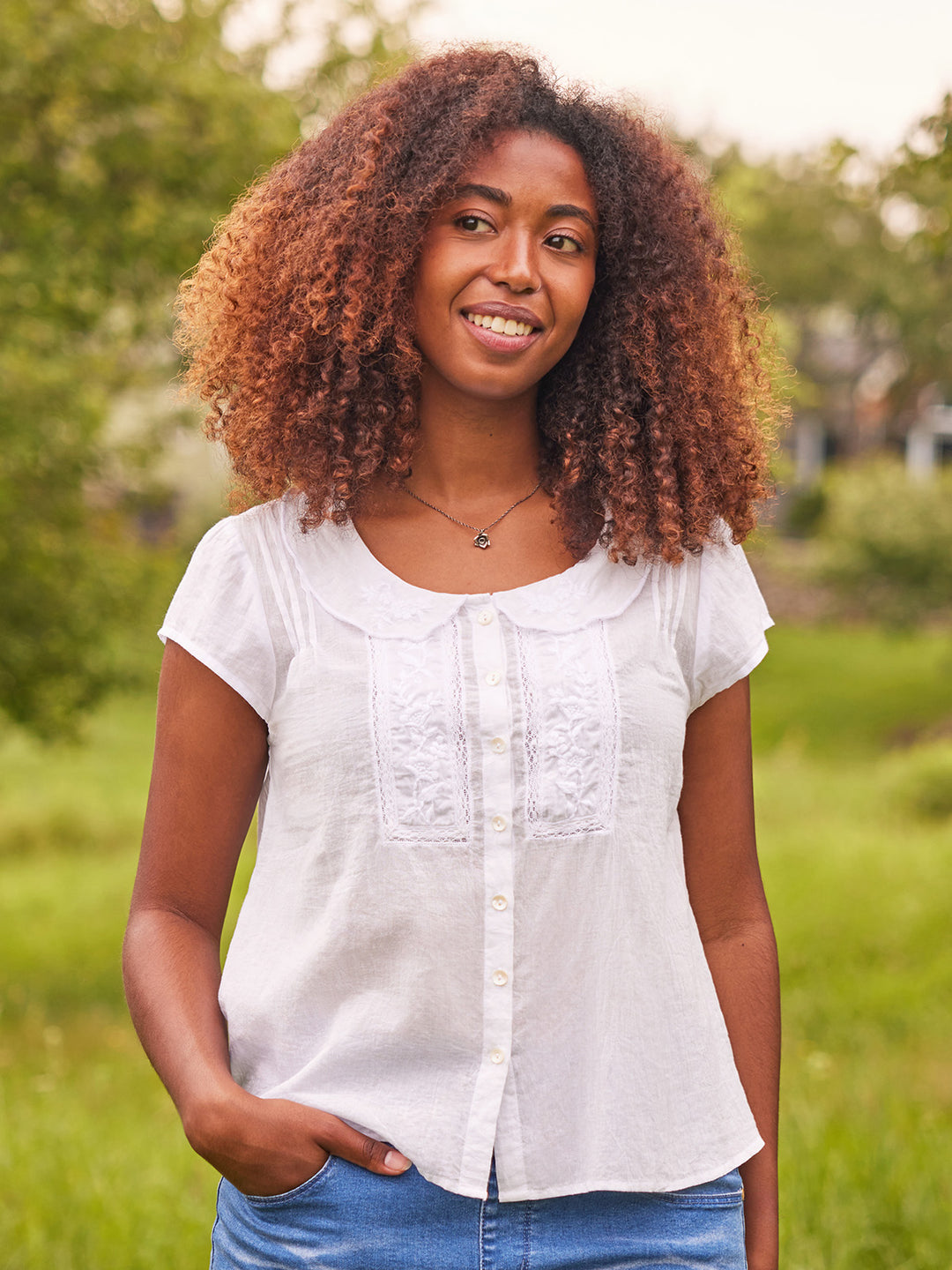 April Cornell - Mae Blouse - White