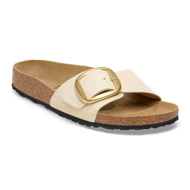 Birkenstock - Madrid Big Buckle - Ecru Nubuck Leather