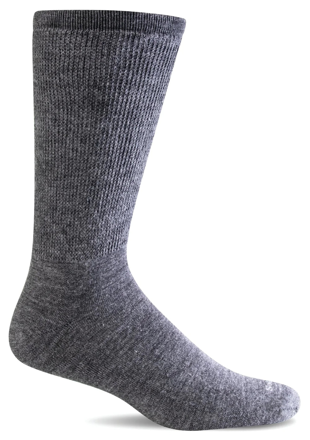 Sockwell - Men's Extra Easy Relaxed Fit Socks Light Cushion - Charcoal