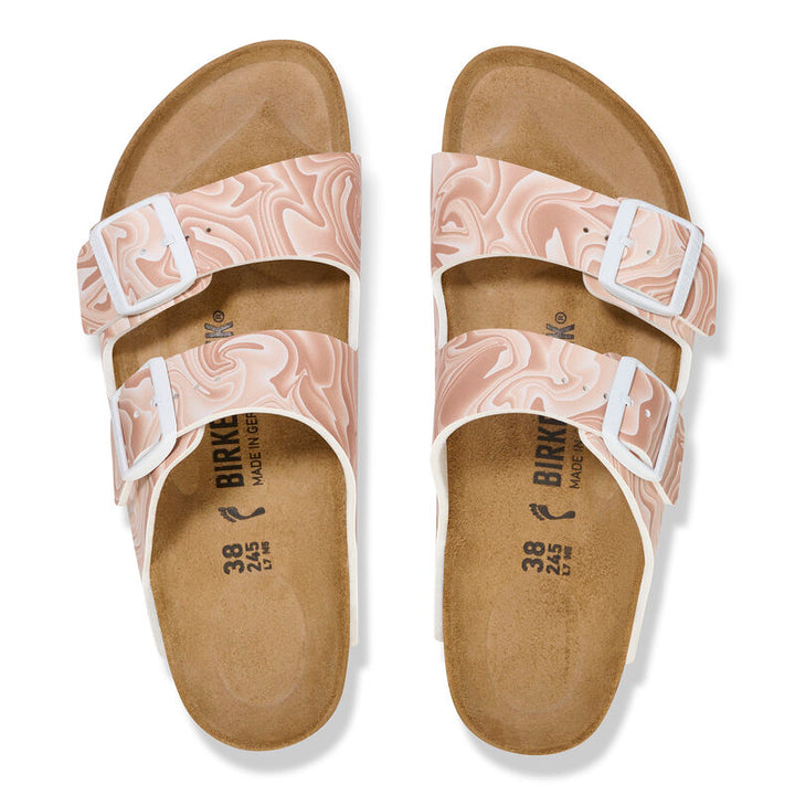 Birkenstock - Arizona - Marble New Beige Birko-Flor