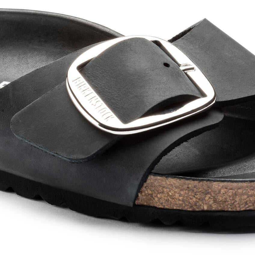 Birkenstock - Madrid Big Buckle - Black Oiled Leather