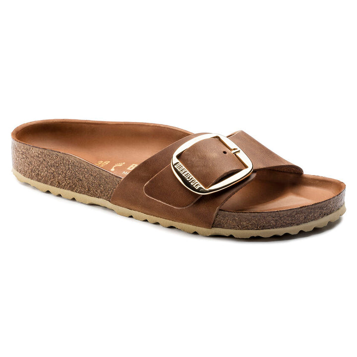 Birkenstock - Madrid Big Buckle - Cognac Leather