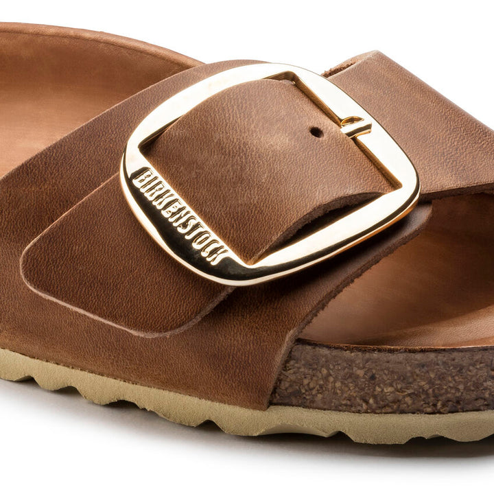 Birkenstock - Madrid Big Buckle - Cognac Leather