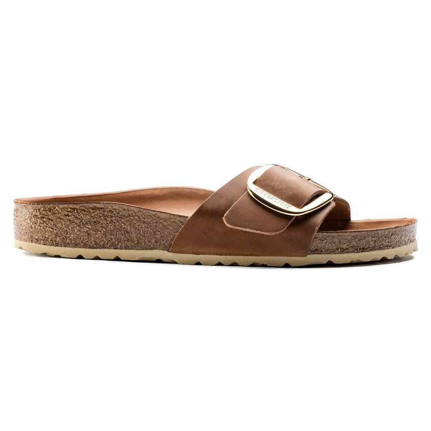 Birkenstock - Madrid Big Buckle - Cognac Leather