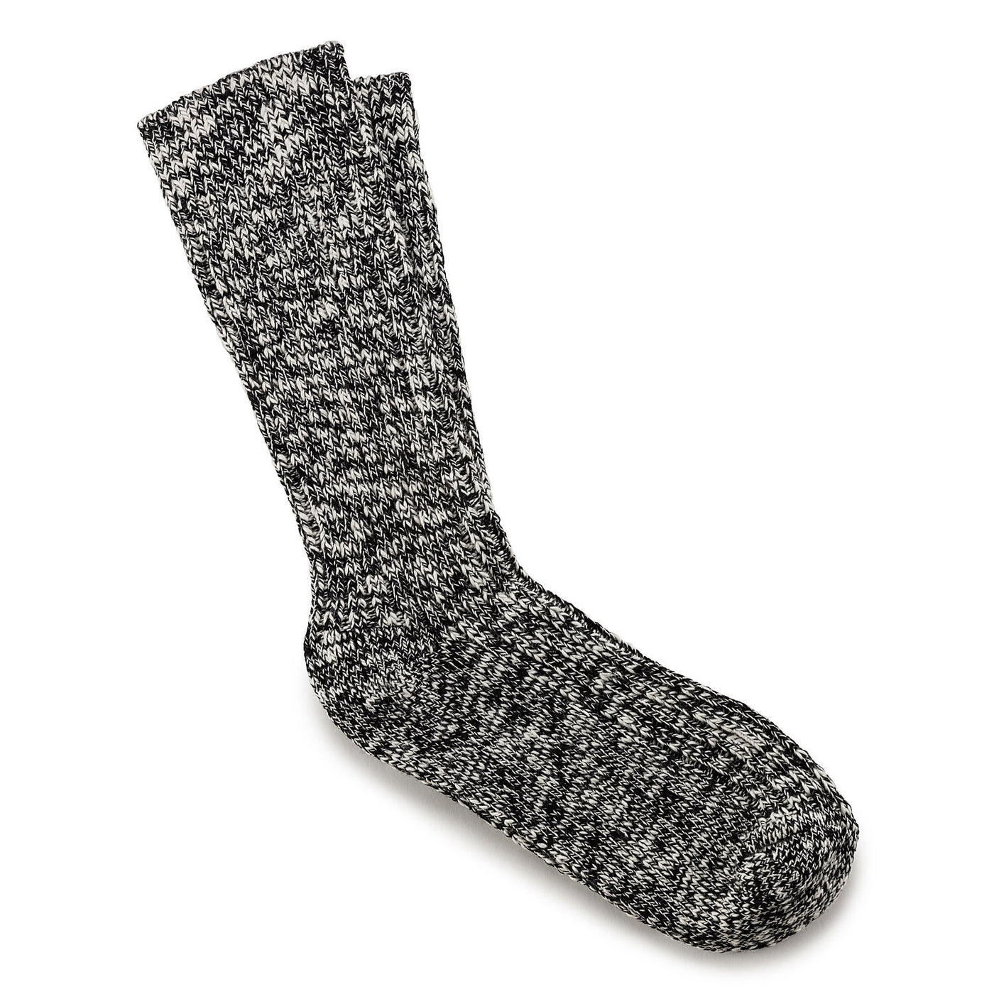 Birkenstock - Cotton Slub Socks - Black Gray