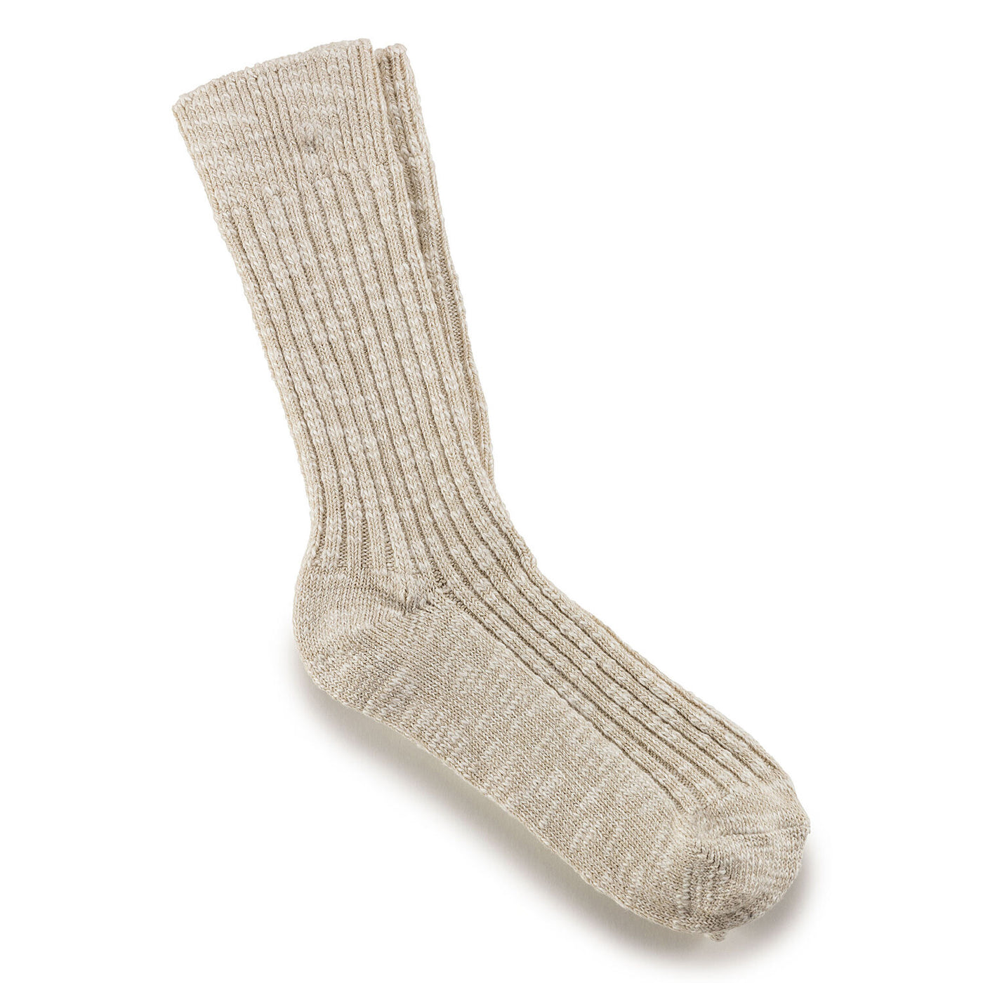 Birkenstock - Cotton Slub Socks -Beige/White