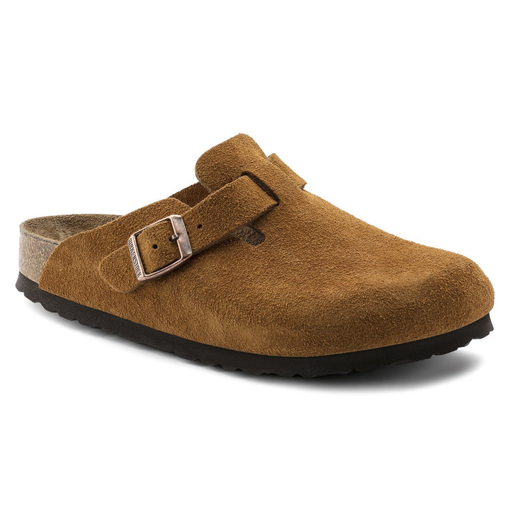 Birkenstock - Boston Soft - Mink Suede Leather