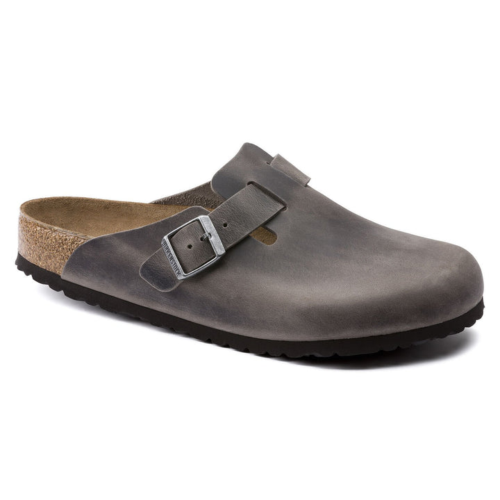 Birkenstock - Boston Soft - Iron Oiled Leather