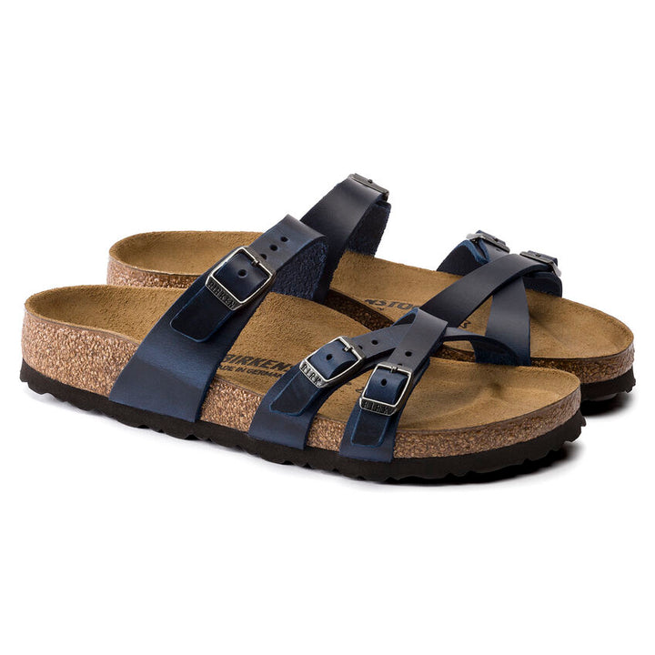 Birkenstock - Franca - Blue Oiled Leather