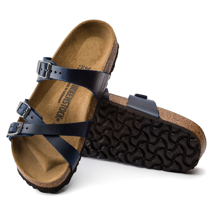 Birkenstock - Franca - Blue Oiled Leather