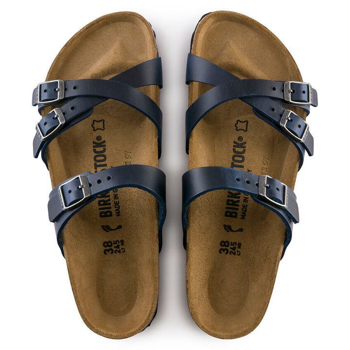 Birkenstock - Franca - Blue Oiled Leather