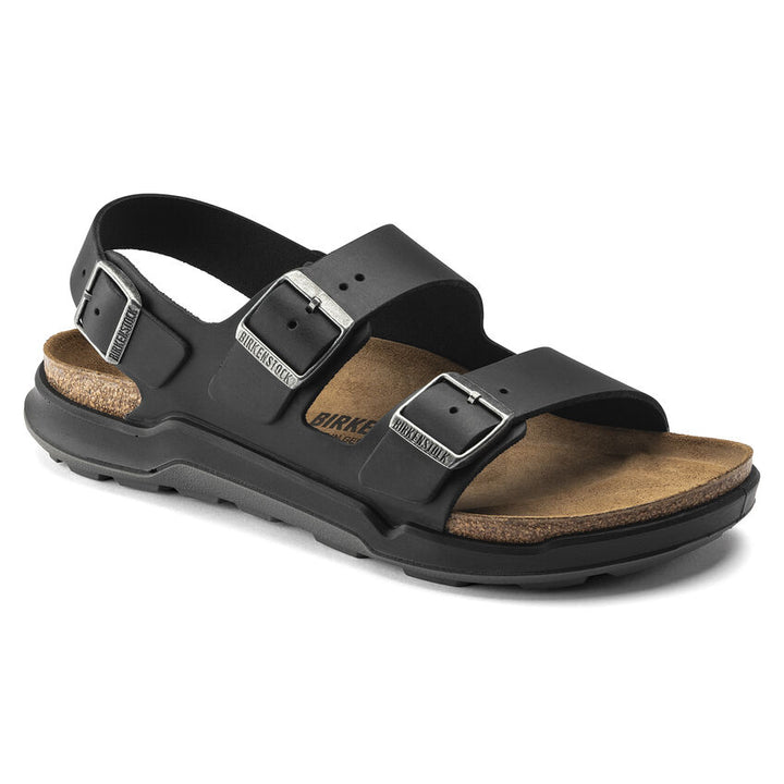 Birkenstock - Milano Rugged - Black Oiled Leather