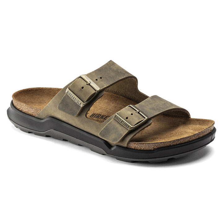 Birkenstock - Arizona Rugged - Faded Khaki Oiled Leather