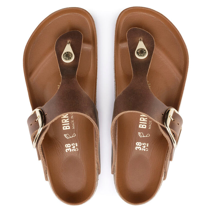 Birkenstock - Gizeh Big Buckle - Cognac Oiled Leather