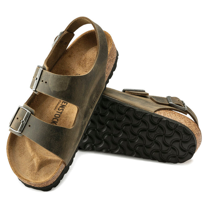 Birkenstock - Milano - Faded Khaki Oiled Leather