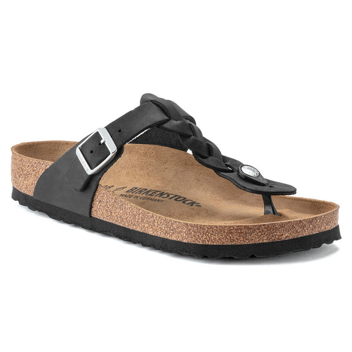 Birkenstock - Gizeh Braided - Black Oiled Leather