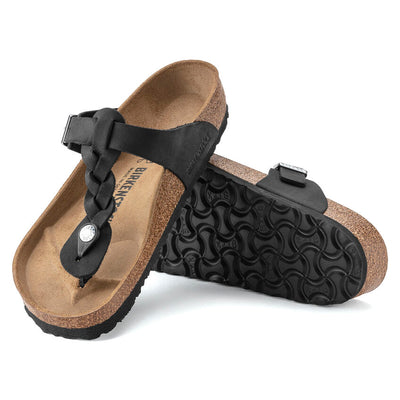 Birkenstock - Gizeh Braided - Black Oiled Leather