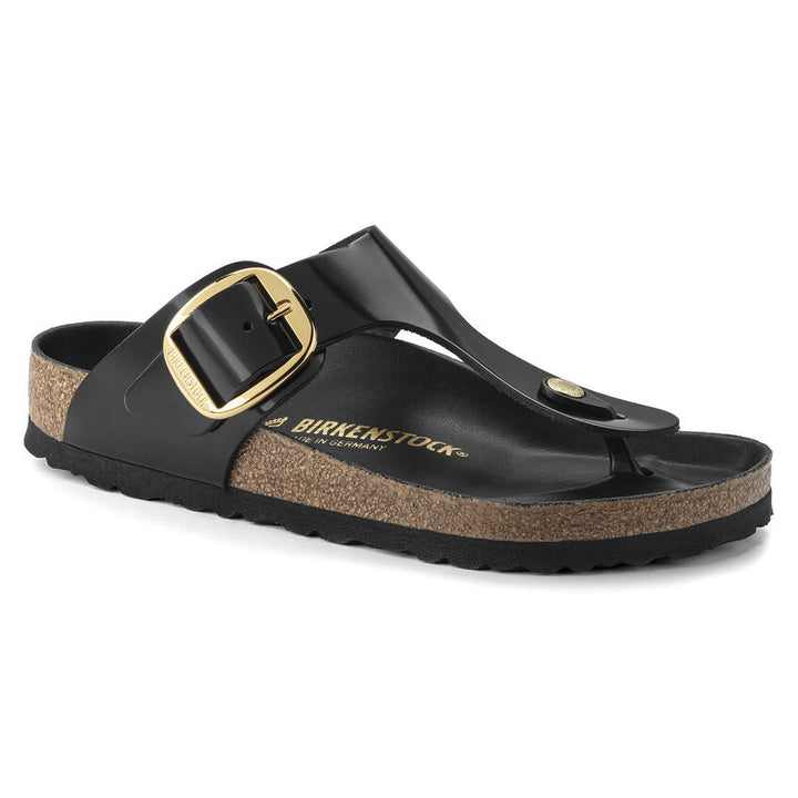 Birkenstock - Gizeh Big Buckle - High Shine Black Leather