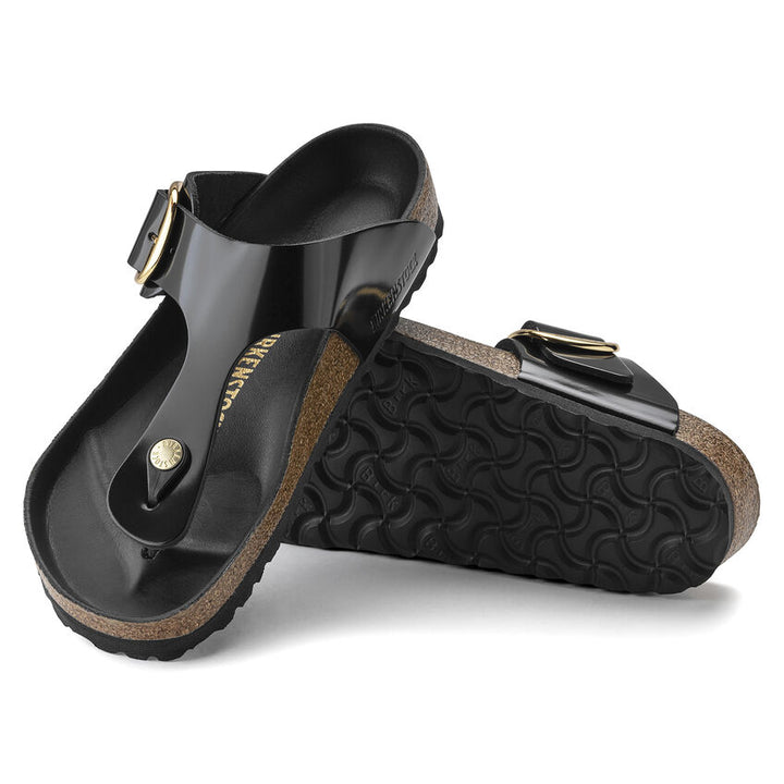 Birkenstock - Gizeh Big Buckle - High Shine Black Leather