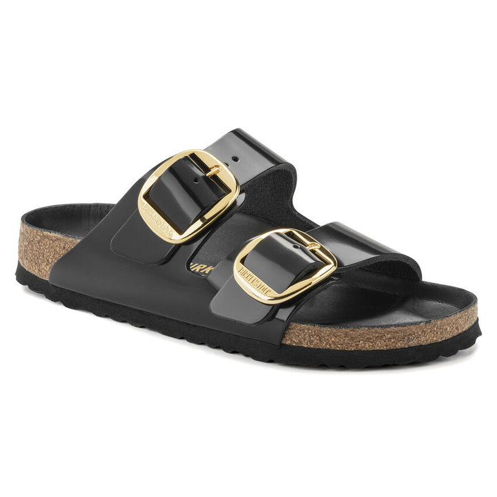 Birkenstock - Arizona Big Buckle - High Shine Black Leather