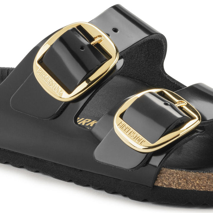 Birkenstock - Arizona Big Buckle - High Shine Black Leather