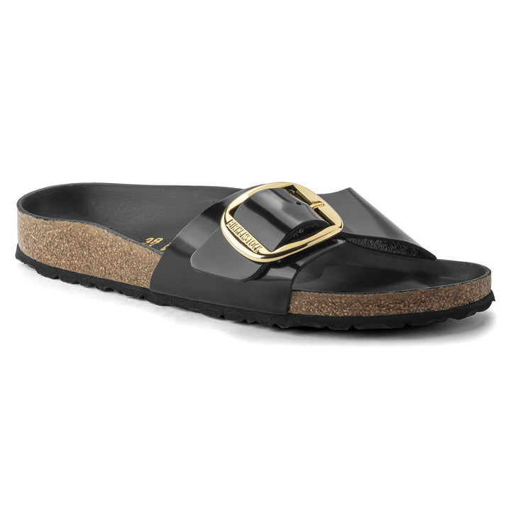 Birkenstock - Madrid Big Buckle - High Shine Black Leather