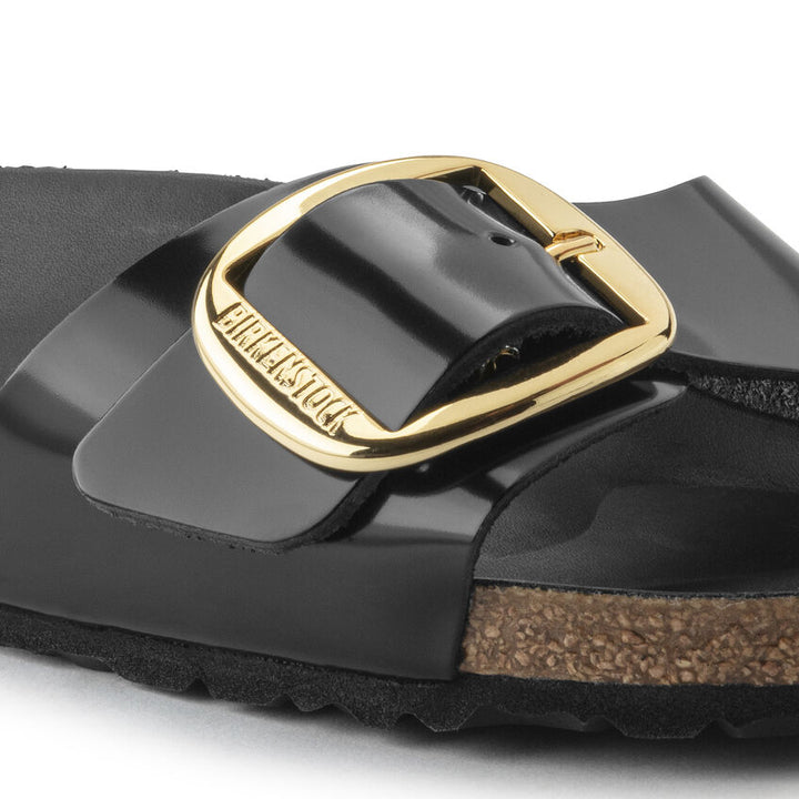 Birkenstock - Madrid Big Buckle - High Shine Black Leather